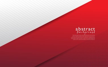 Kırmızı beyaz modern soyut arkaplan tasarımı