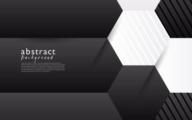 black white modern abstract background design