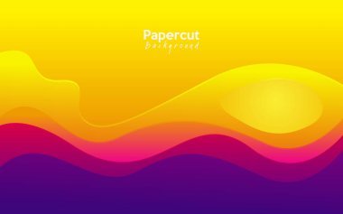 colorful gradient wave abstract background design