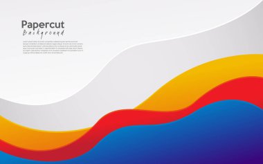 colorful gradient wave abstract background design