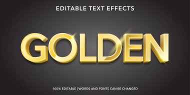 3D editable text effect