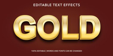 3D editable text effect