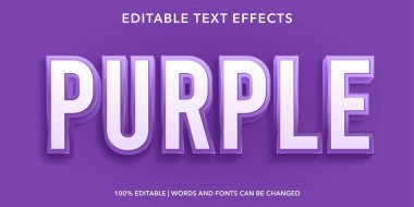 3D editable text effect