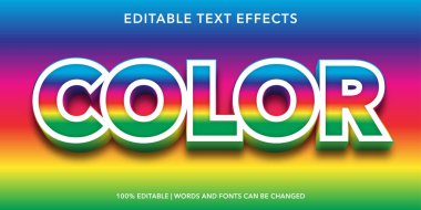 3d editable text effect