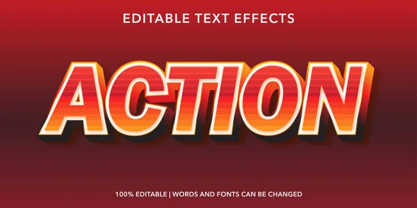 stock vector 3d editable text effect