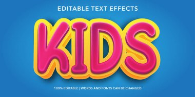 3d editable text effect
