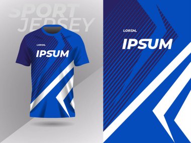 blue abstract sports jersey football soccer racing gaming motocross cycling running