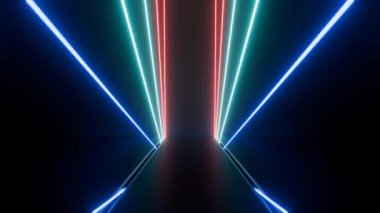Soyut neon ışık arkaplanı