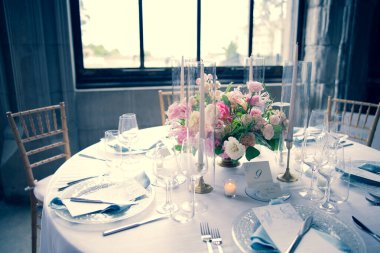 Düğün dekor çiçekli 