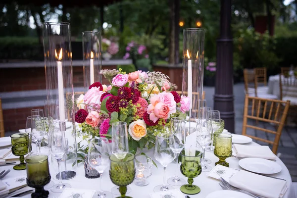restoranda düğün dekorasyonu. 
