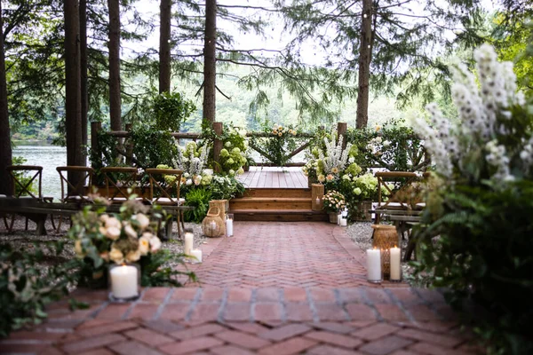 Wedding Decor Park — Stock Photo, Image