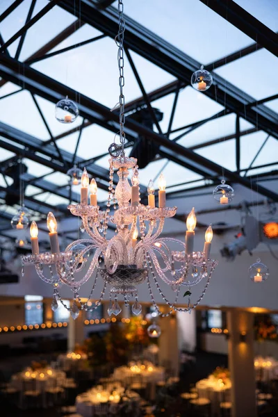 Design Interiores Luxo Restaurante Moderno — Fotografia de Stock