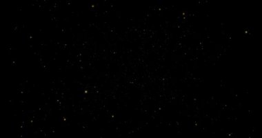 Ateşböcekleri Gece Ateşböceği Gökyüzü Altın Toz Parçacıkları Kara Arkaplanda