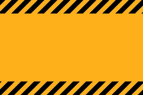 Siyah ve sarı uyarı çizgili arka plan