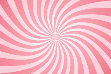 Şeker rengi güneş patlaması arka planı. Dönen radyal dondurma arka planı. Girdaplı şeker arka planı