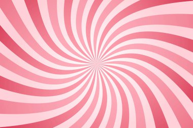 Şeker rengi güneş patlaması arka planı. Dönen radyal dondurma arka planı. Girdaplı şeker arka planı