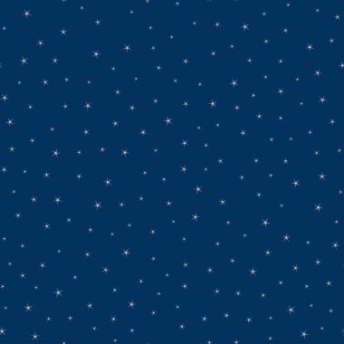 Vektör yıldız dokusu. Mavi yıldızlı arkaplan