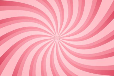 Pembe krema şekeri kıvrımı. Şeker rengi güneş patlaması arkaplanı