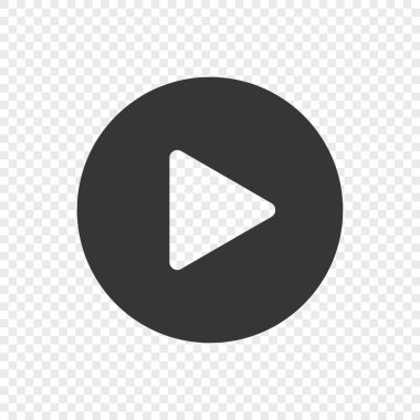 Oynatma düğmesi vektör çizimi