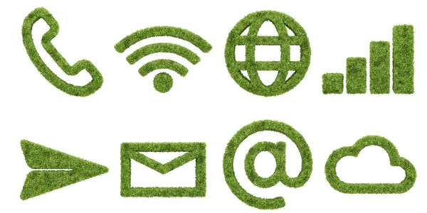 Gartenbusch Technologie Ikone Form Darstellung Von Isolierten Objekten — Stockfoto