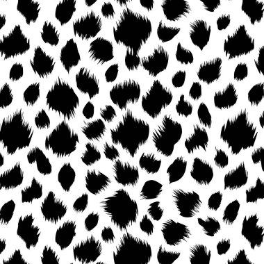 Kusursuz siyah ve beyaz kaplan çizgili sanat desenleri. Karmaşık leopar yüzleri ve lekeleri var. Moda, tekstil ve dekor projeleri için ideal.