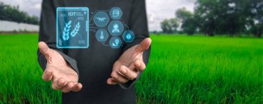 Modern çiftçiler çiftçiliğe yardım etmek için yapay zeka teknolojisini kullanıyorlar. IOT Konseptleri
