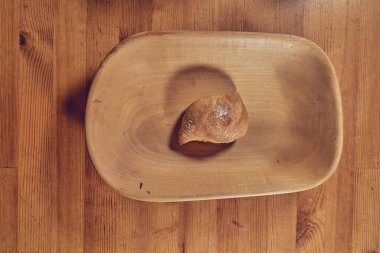 sabah kahvaltı ahşap tablo