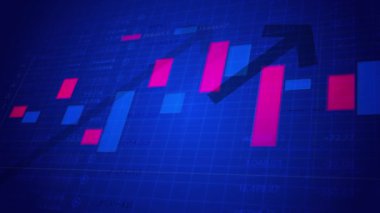 Animasyon Çizelgesi Yükselme Eğilimi Gösterimi Performans Başarı