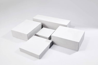 Flat Lay images of different size stones