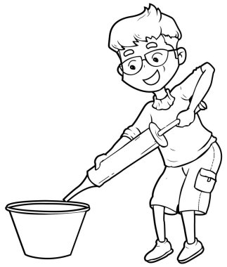 Holi Celebration, Indian festival. Young couple (Friends) Playing Holi celebration poster, banner, wallpaper. vector illustration design.