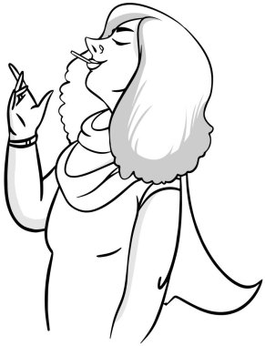 Kadınlar Günü tasarımı. Kadınların İllüzyonu. Tebrik kartı. Vektör çizimi. Kadınların güçlenmesi. Uluslararası Kadınlar Günü vektör illüstrasyonu.