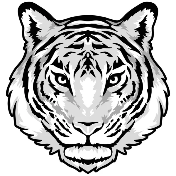 Ilustración Vectorial Tigre — Vector de stock