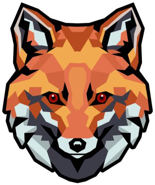 Tilki simgesi, düz biçim 