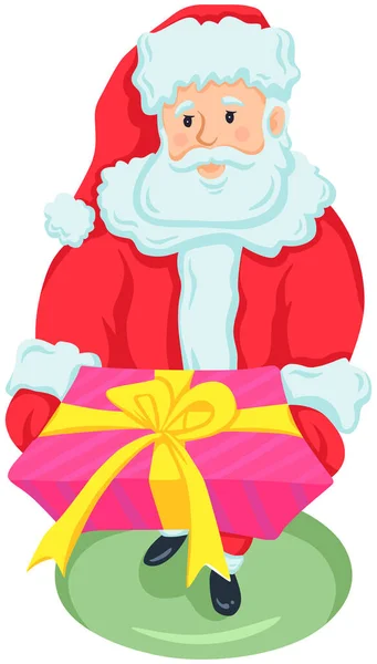 Άγιος Βασίλης Κουτί Δώρου — Διανυσματικό Αρχείο