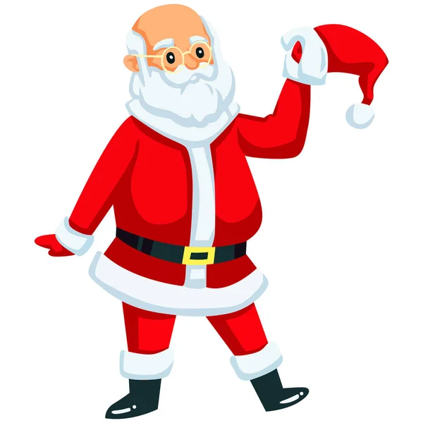 Χριστούγεννα Santa Claus Εικονογράφηση Χαρακτήρα Κινουμένων Σχεδίων — Διανυσματικό Αρχείο