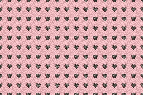 Wire heart with plastic translucent hearts as pattern on pastel grey background. Minimalist concept.