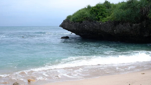 Sarangan Beach Ist Ein Großartiges Touristenziel Jogja Gunungkidul Yogyakarta Indonesien — Stockfoto