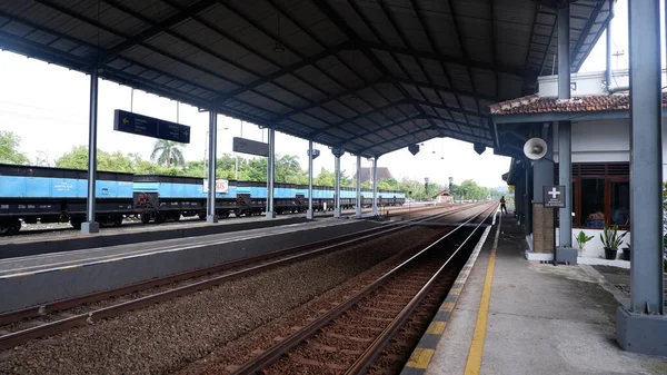 Järnvägsstationen Yogyakarta Yogyakarta Indonesien December 2022 — Stockfoto