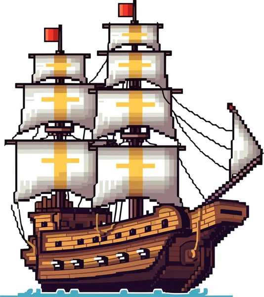 船のベクトル図 — ストックベクタ
