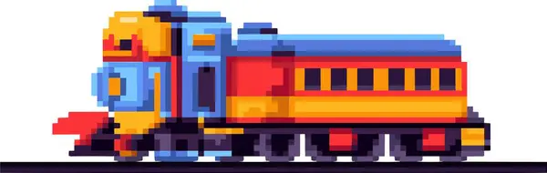 Icône Locomotive Illustration Vectorielle Couleur Plate — Image vectorielle