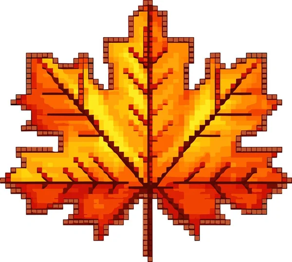 Maple Leaf Icon Cartoon Vector Осенний Кленовый Лист — стоковый вектор
