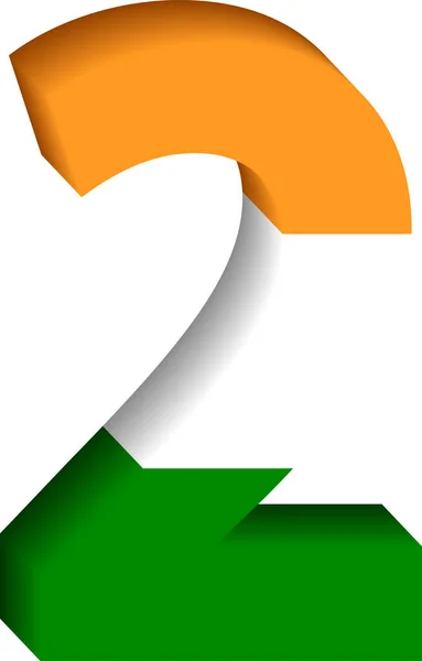 Hint bayrağı 3 boyutlu 3 boyutlu, 2 numaralı Bharat bayrağı 3 boyutlu, 2 numaralı.