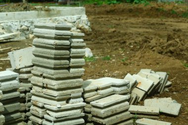 Endüstriyel yapı malzemeleri için tuğla yığını