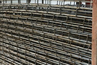 İnşaat endüstrisi için demir arkaplan dokusu