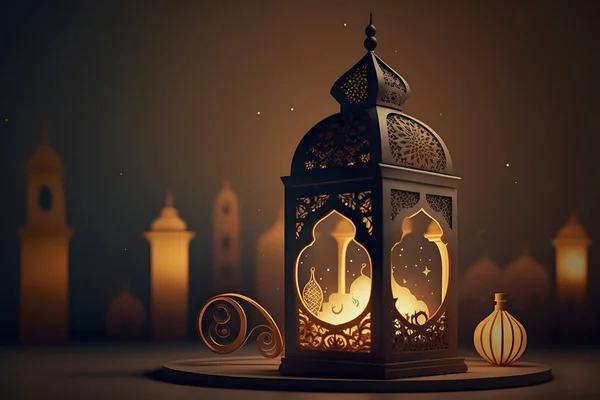 Ramadan background 3d rendering