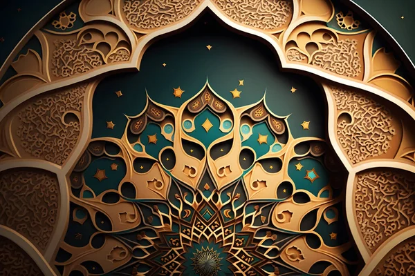Islamic art background ramadhan kareem texture oriental arabic seamless