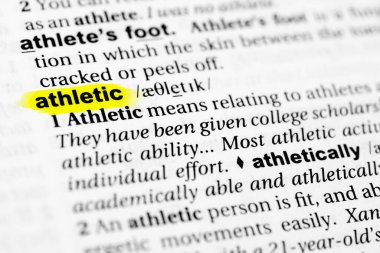 Vurgulanmış İngilizce kelime 