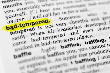 Vurgulanmış İngilizce kelime 