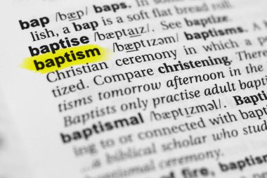 Vurgulanmış İngilizce kelime 