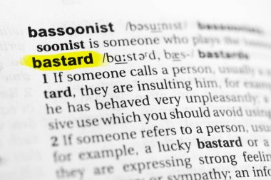 Vurgulanmış İngilizce kelime 